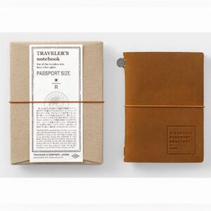 Traveler’s Notebook - BK Yours Truly - Camel Starbucks TN (Passport Size)